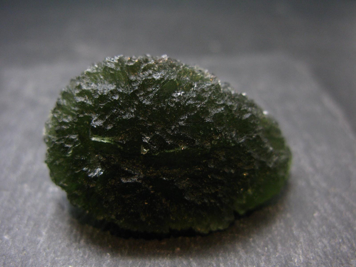 Rare Moldavite Tektite Raw Piece From Czech Republic - 1.7" - 20.83 Grams