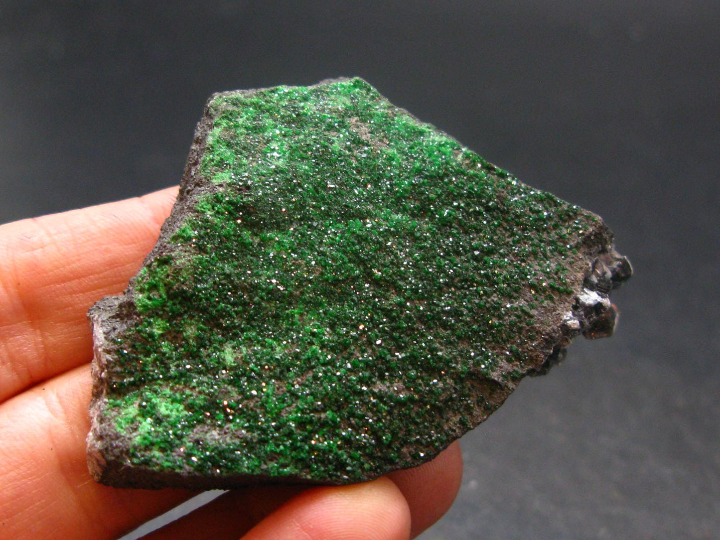 Uvarovite (Green Chromium Garnet) Cluster From Russia - 2.2"