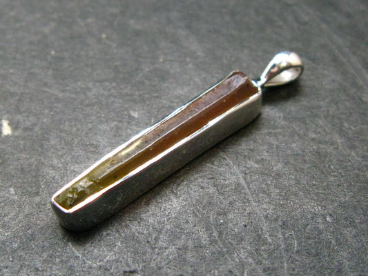 Zincite Zinkite Crystal 925 Silver Pendant From Poland - 1.2" - 2.20 Grams