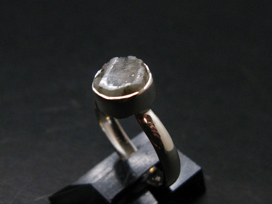 Phenakite Phenacite Crystal Silver Ring From Brazil - Size 6 - 2.06 Grams