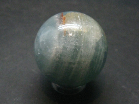 Stunning Lemurian Aquatine Blue Calcite Ball Sphere From Argentina - 1.1" - 38.10 Grams