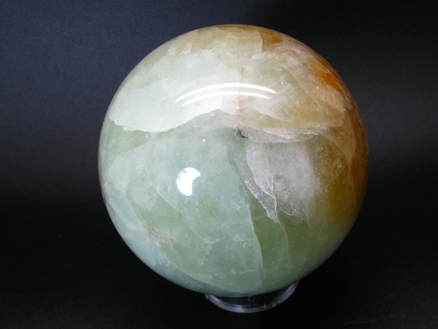 Enormous Datolite Crystal Sphere Ball From Russia - 4.3" - 1897 Grams