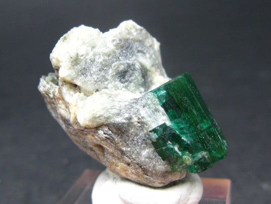 Emerald Beryl Crystal On Matrix From Swat Pakistan - 1.4"- 19.15 Grams