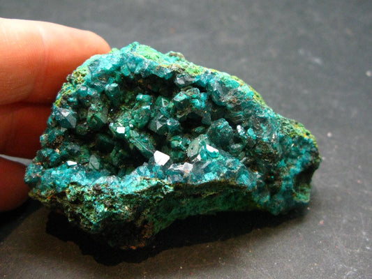Very Nice Dioptase Cluster from Congo - 2.1" - 54.23 Grams