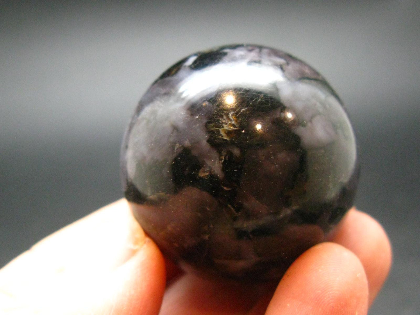 Mystic Merlinite Sphere From Indian Ocean - 1.3"