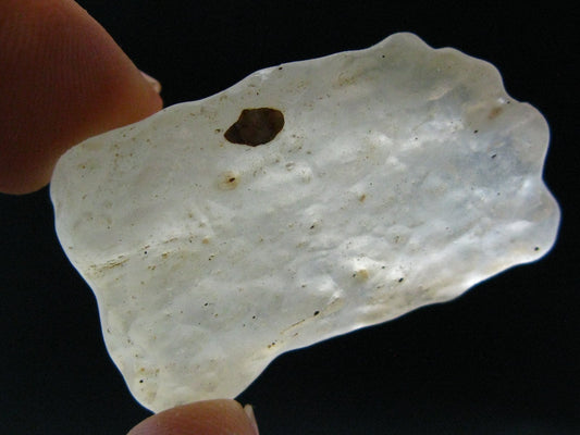 Nice Gem Libyan Tektite Glass From Libya - 20.49 Grams - 1.7"