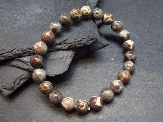 Vortexite Genuine Bracelet ~ 7 Inches ~ 8mm Round Beads