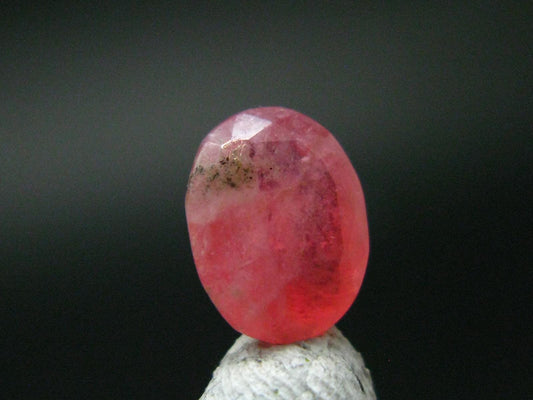 Rare Pink Tugtupite Cut Gem Stone From Greenland - 1.55 Carats - 9x7mm