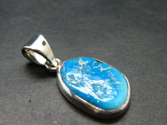 Turquoise Silver Pendant - 1.0" - 2.32 Grams