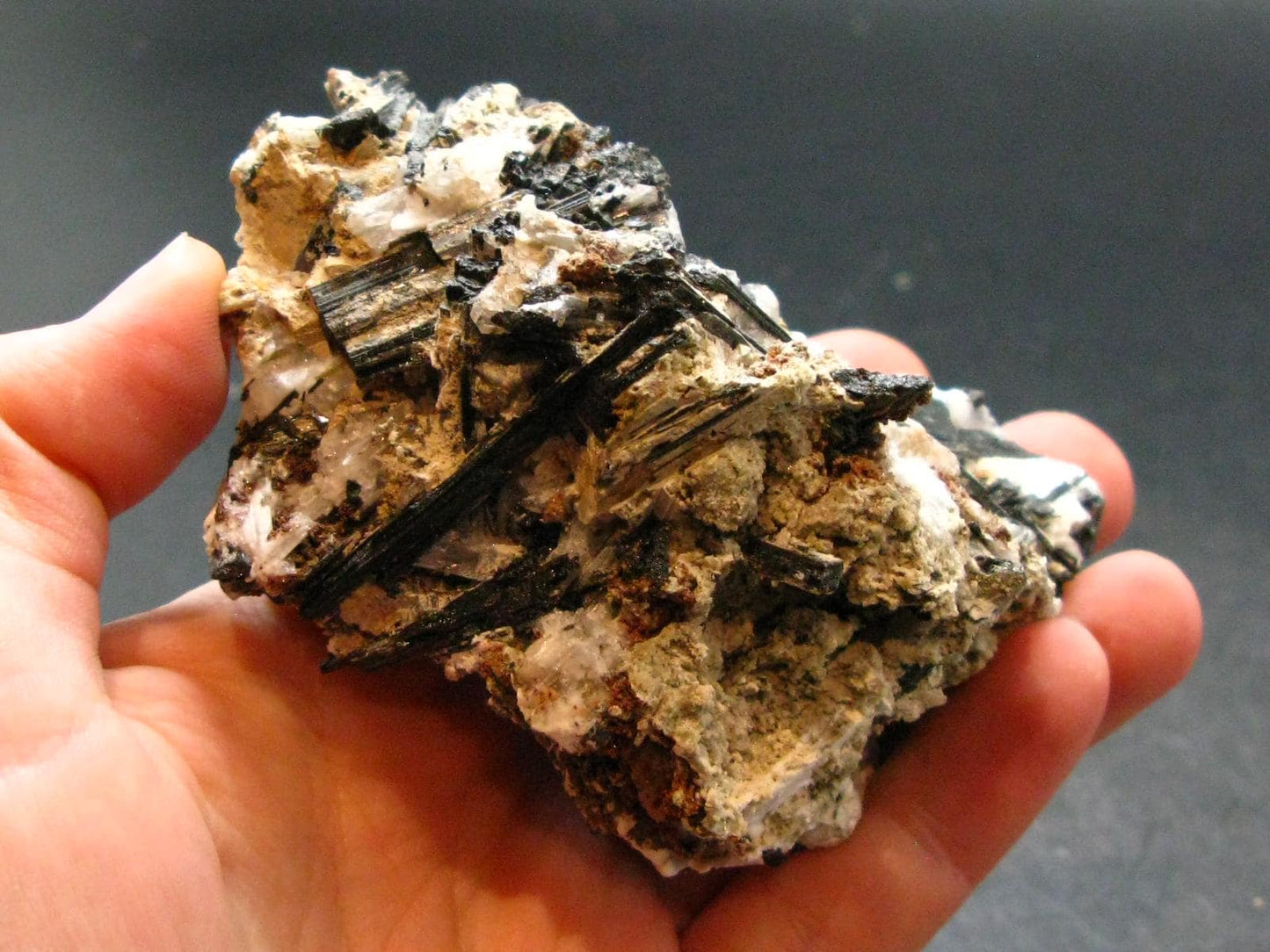 Large Natrolite And Aegirine Crystal from Canada - 3.4" - 175.93 Grams