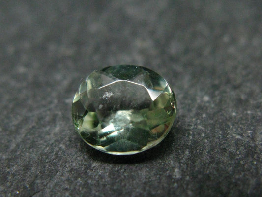 Green Facetted Herderite Cut Gem From Brazil - 1.11 Carats