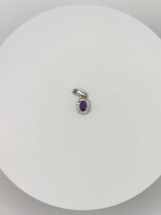 Mini Violet Glow – Delicate Amethyst Pendant - 1.07 Grams