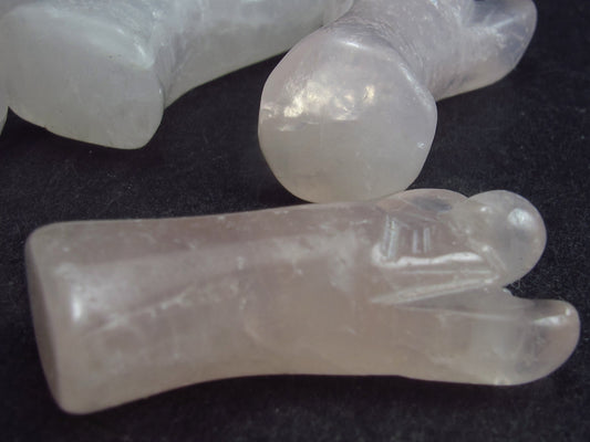 Lot of 5 Rose Quartz Angel from Brazil