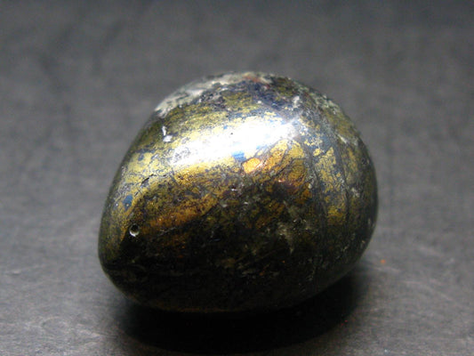 Covelite Covellite Tumbled Stone From Peru - 1.0" - 22.48 Grams