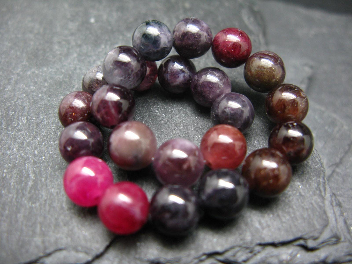 Gem Spinel Genuine Bracelet ~ 7 Inches ~ 8mm Round Beads
