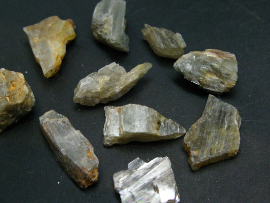 Lot of 10 Gem Color Change Diaspore Crystals From Turkey - 138 Carats