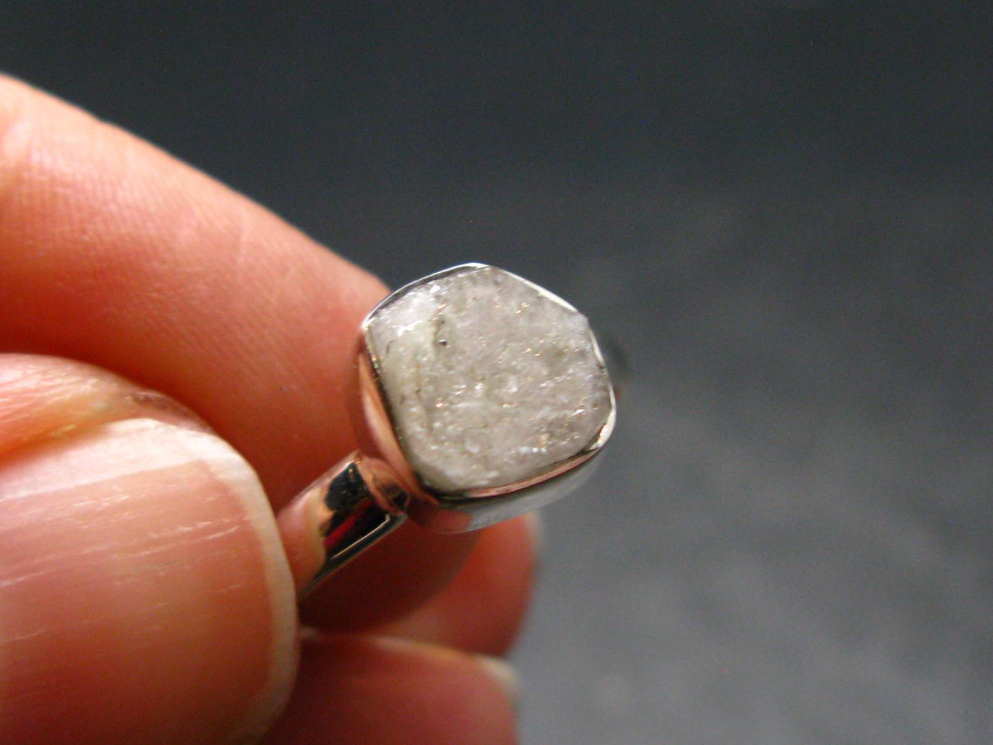 Phenakite Phenacite Sterling Silver Ring from Brazil - 2.08 Grams - Size 6