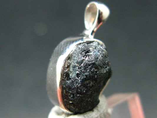 Alexandrite Chrysoberyl Crystal Silver Pendant From Zimbabwe - 0.7" - 1.84 Grams