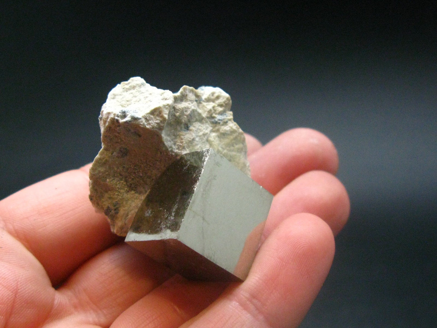 Perfect Pyrite Cube Cluster from Spain - 1.8"