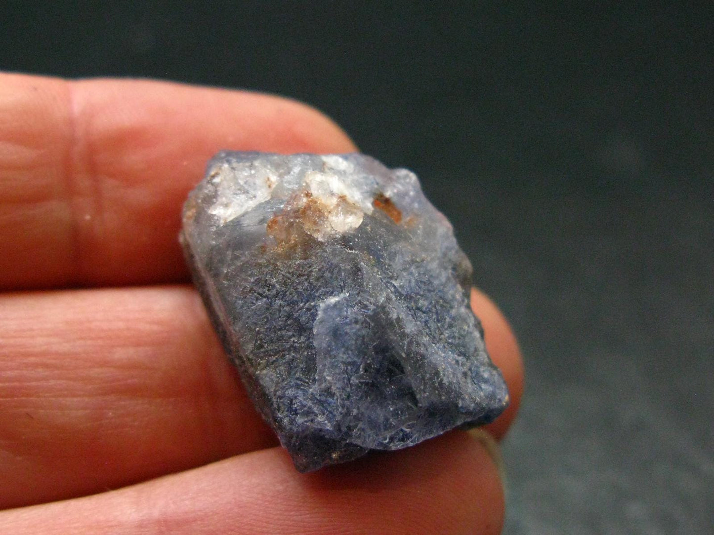 Dumortierite In Quartz Crystal From Brazil - 0.9" - 6.31 Grams