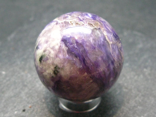 Nice Charoite Sphere from Russia - 37.26 Grams - 1.1"