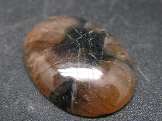 Chiastolite Variety of Andalusite Cabochon from China - 1.0"