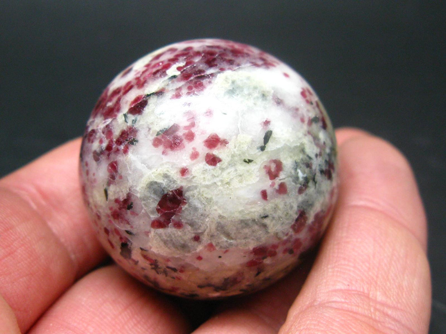 Rare Kakortokite Ball Sphere From Greenland - 76.12 Grams - 1.5"