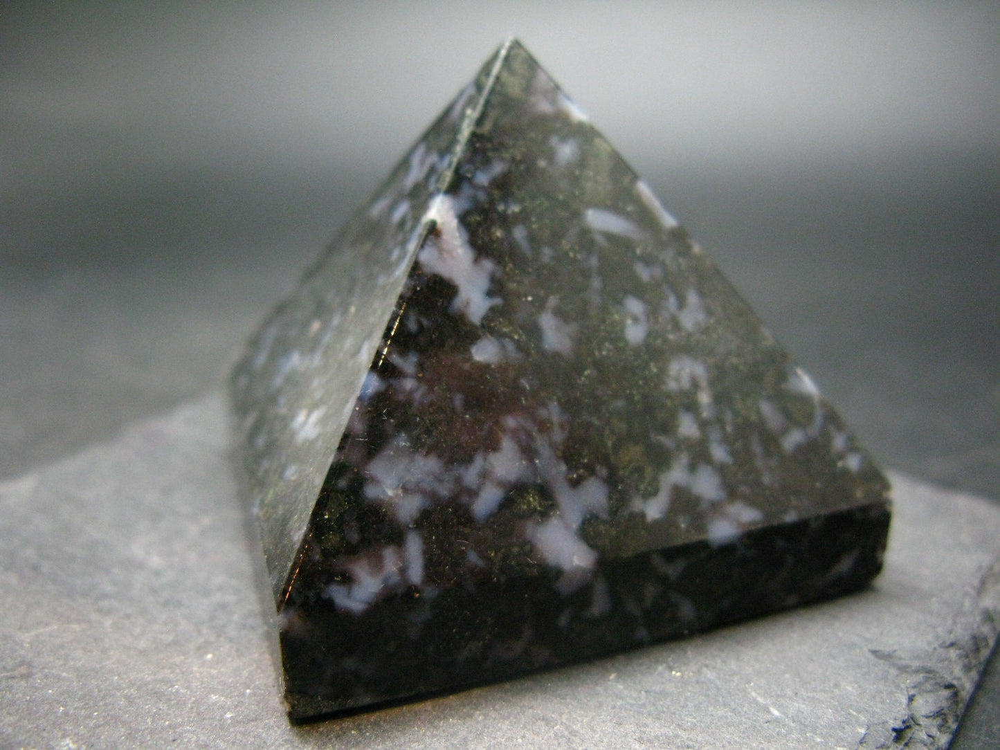 Rare Mystic Merlinite Pyramid from Indian Ocean - 1.9"
