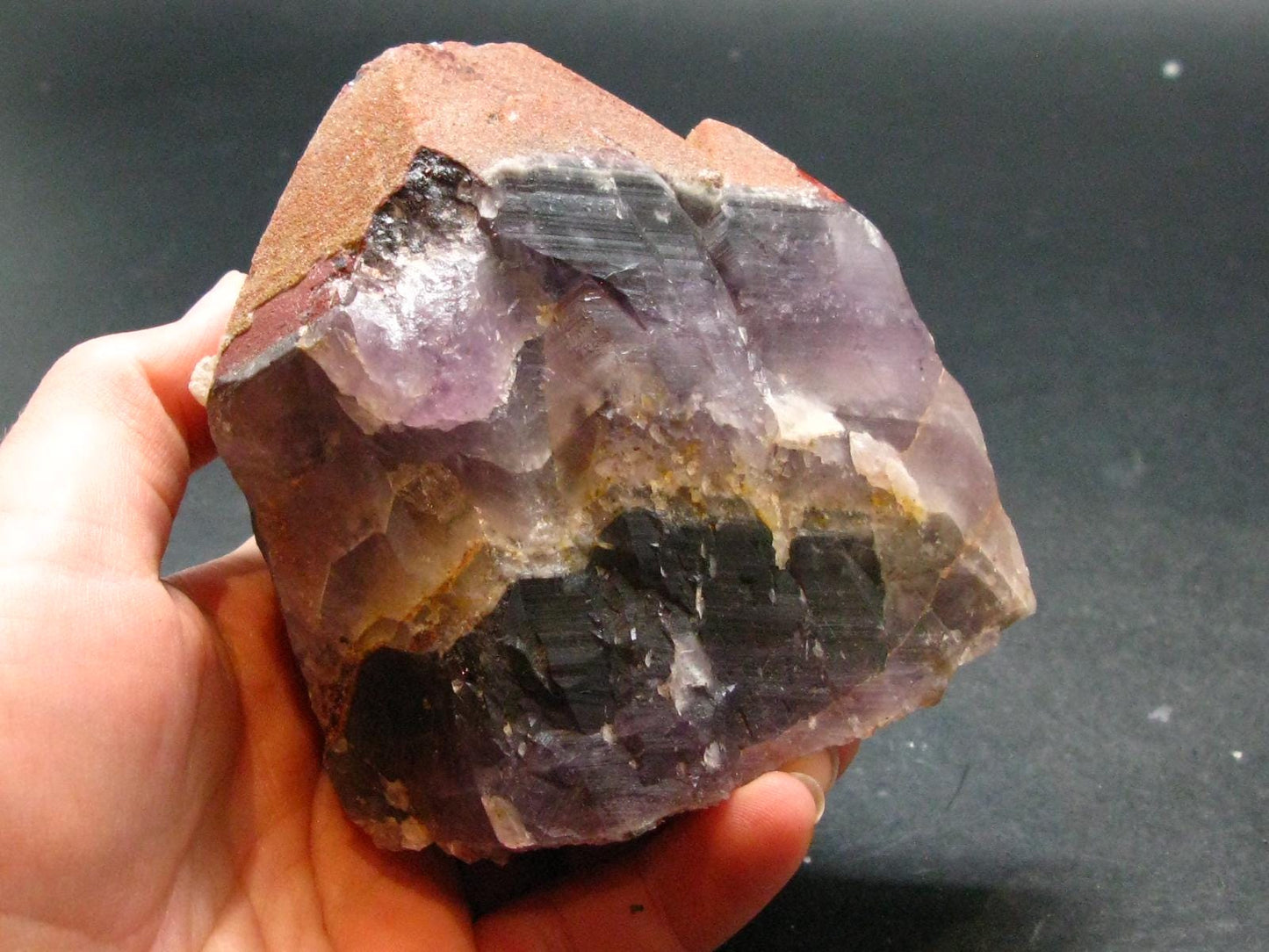 Rare Auralite Super 23 Large Crystal Amethyst From Canada - 3.6"