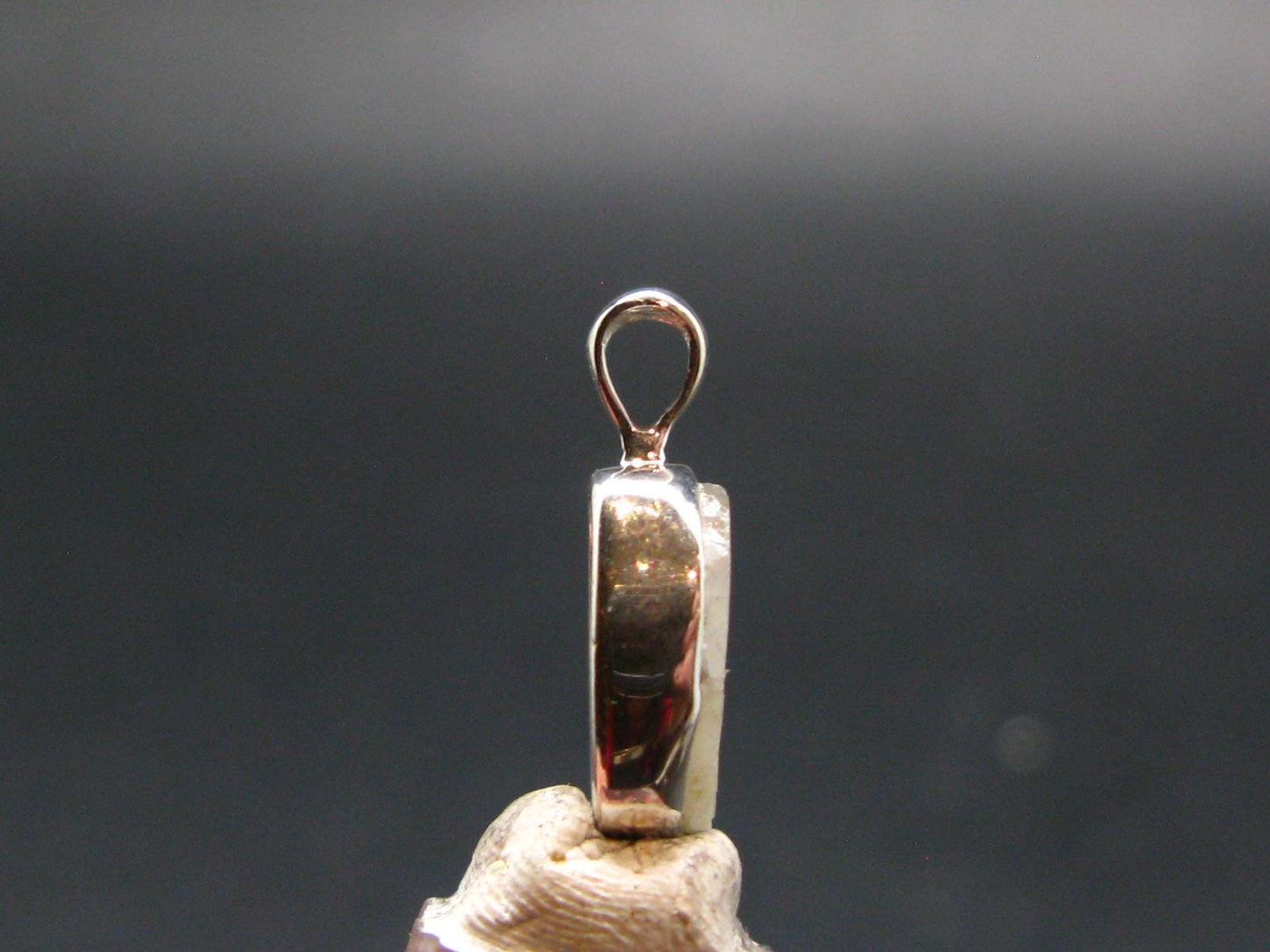 Phenakite Phenacite Silver Pendant from Nigeria - 0.7 Inches - 1.18 Grams
