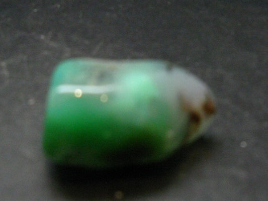 Rich Green Chrysoprase Polished Tumbled Stone From Australia - 1.5"