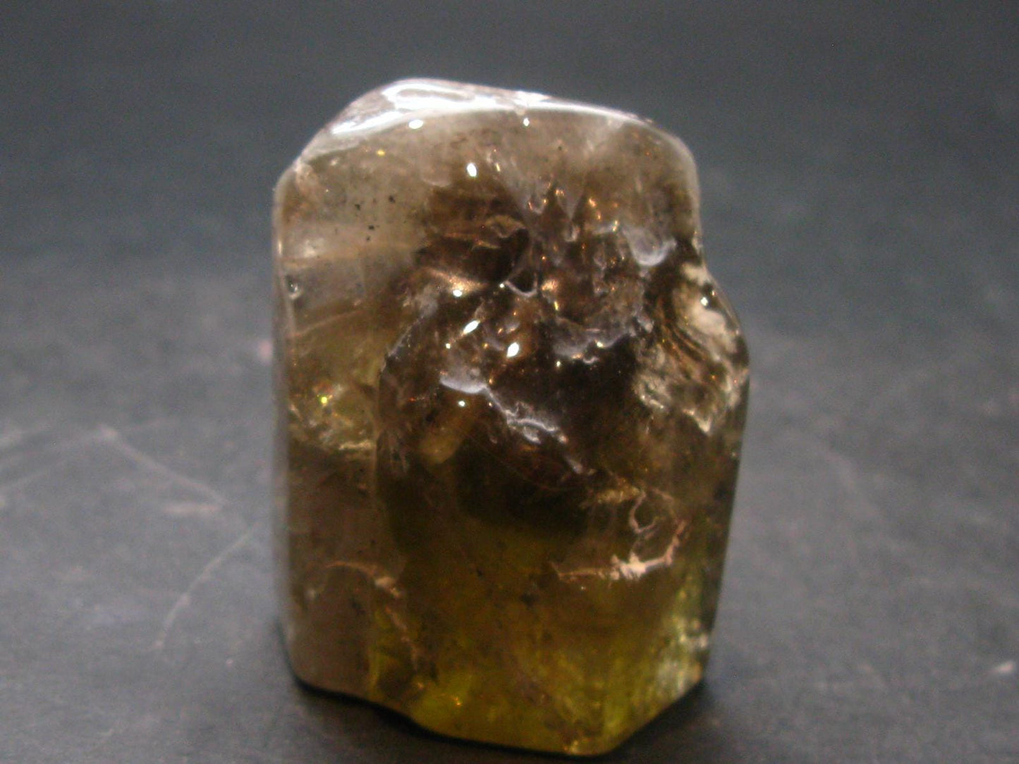 Nice Untreated Unheated Citrine Tumbled Stone from Zambia - 290.0 Carats - 1.6"