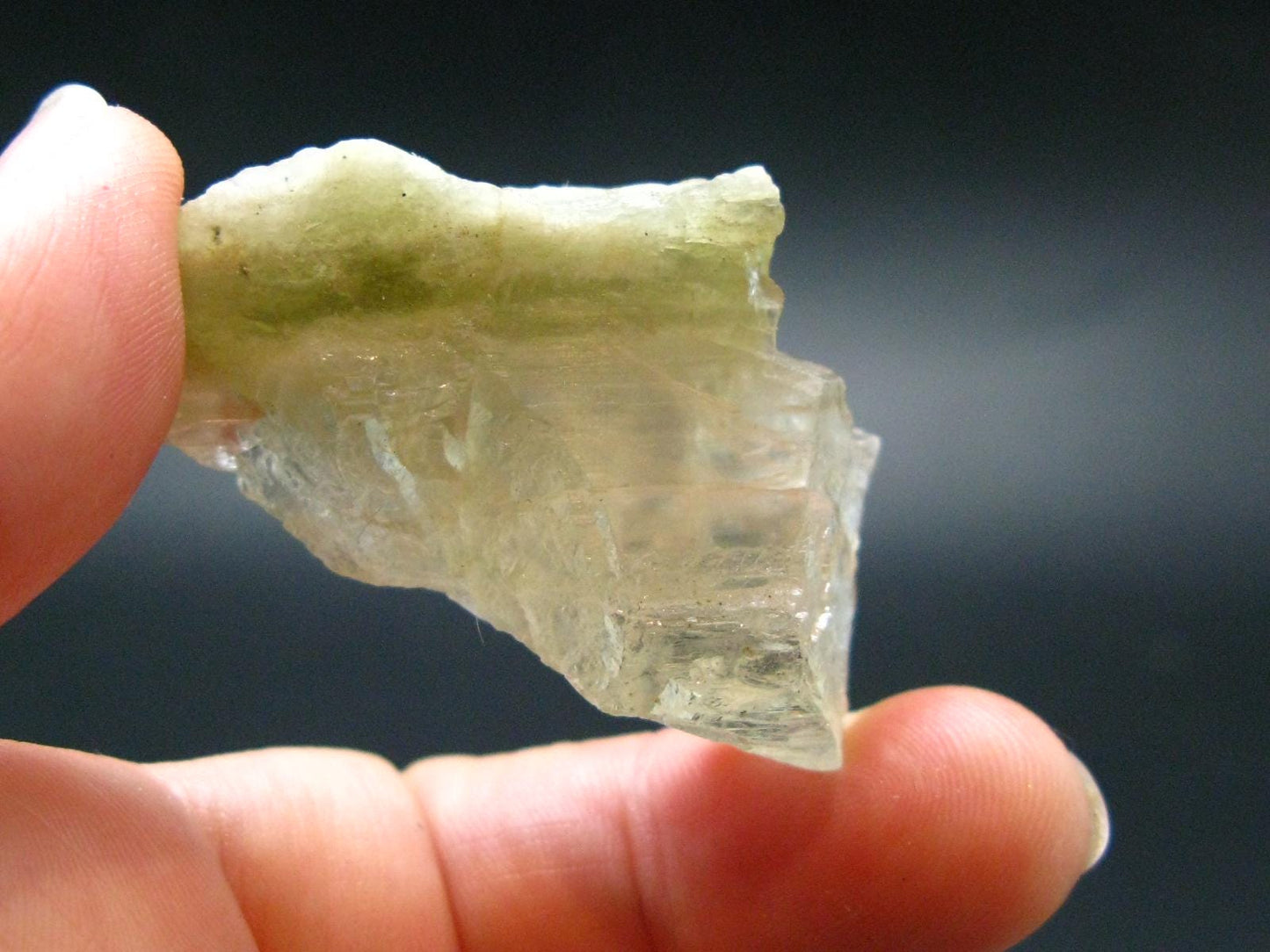 Gem Green Hiddenite Spodumene Crystal From Brazil - 1.6" - 22.65 Grams