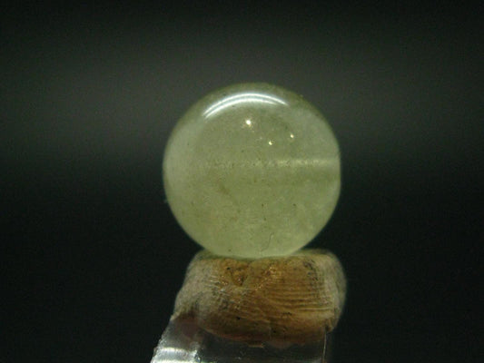 Libyan Tektite Glass Bead From Libya - 14 mm - 0.5"