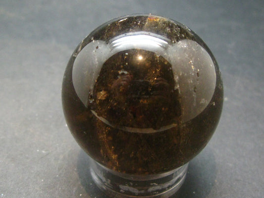 Natural color Smoky Quartz Sphere From Brazil - 1.7"