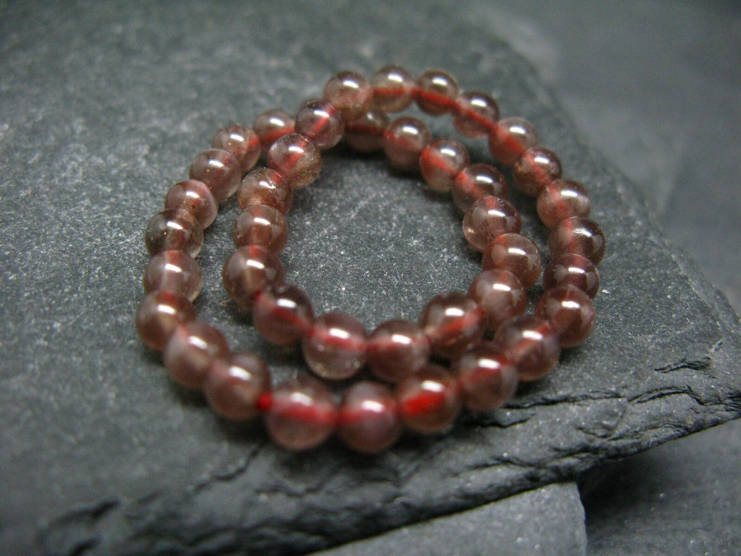 Scapolite Cats Eye Genuine Bracelet ~ 6 Inches ~ 4mm Round Beads
