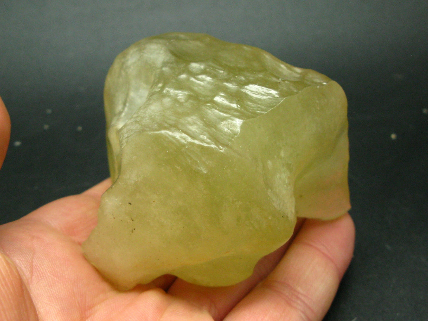 Nice Gem Libyan Tektite Glass From Libya - 230 Grams - 2.9"