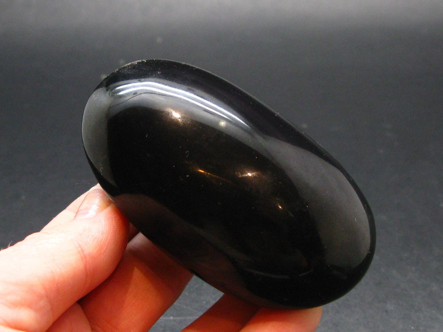 Black Obsidian Polished Stone From Mexico - 3.0"