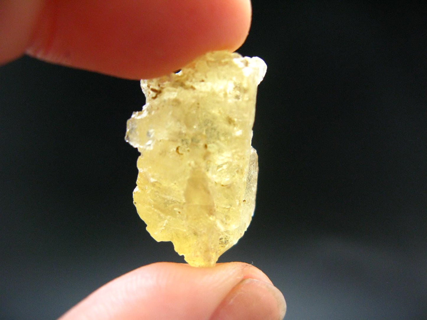 Etched Heliodor (Yellow Beryl) Crystal from Brazil - 20.85 Carats - 0.9"