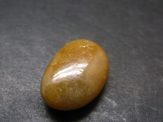 Tumbled Polished Gem Yellow Sapphire Corundum Crystal From Sri Lanka - 0.7" - 21.15 Carats