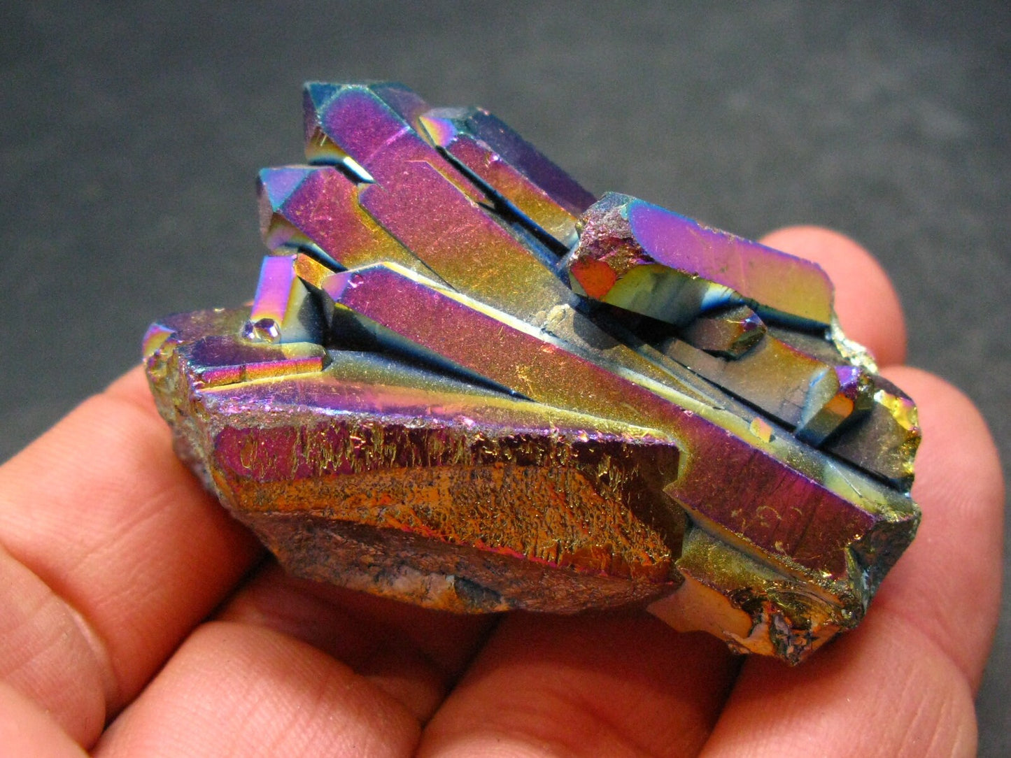 Titanium Aura Quartz Crystal From Brazil - 2.2" - 45.3 Grams