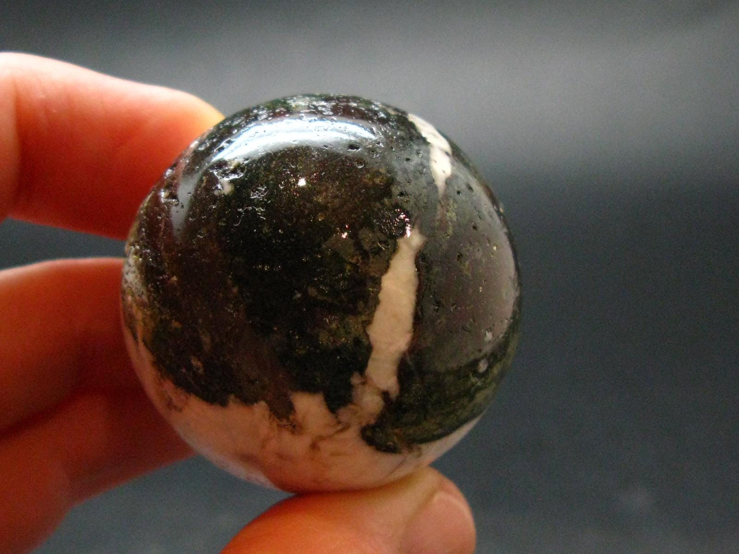 Natrolite Sphere Ball From Indonesia - 1.4" - 47.63 Grams