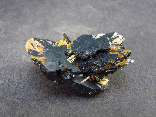 Large Hematite and Rutile Cluster from Brazil - 1.1" - 8.4 Grams