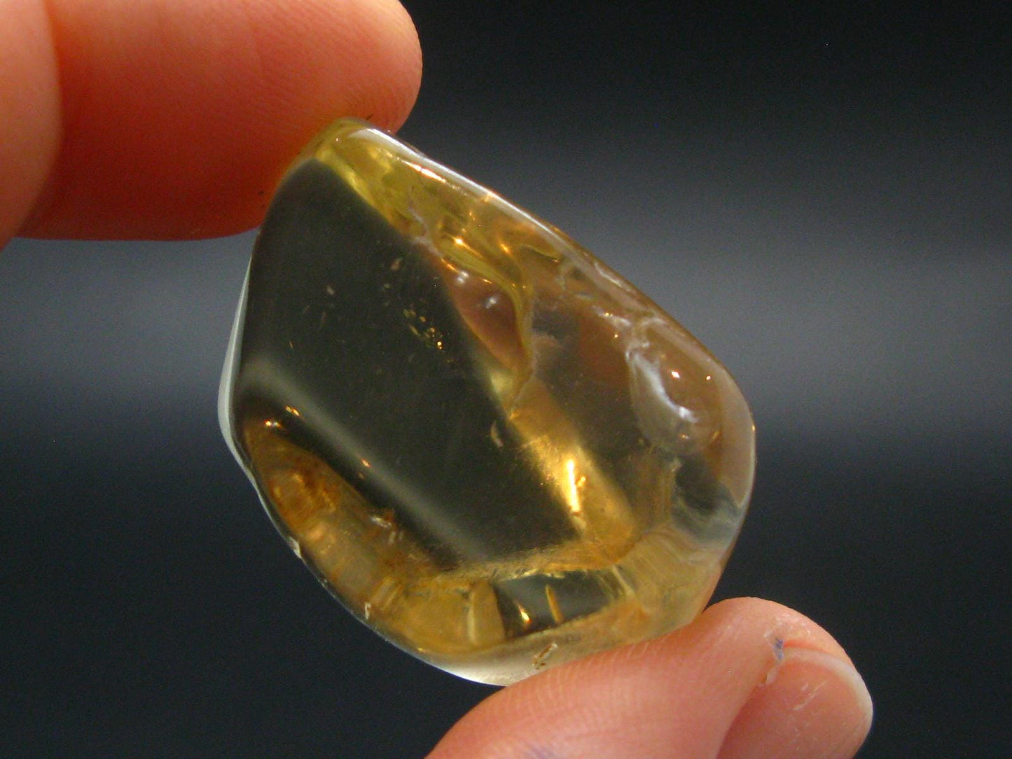 Bytownite Golden Labradorite Tumbled Stone From Mexico - 1.1" - 64.05 Carats