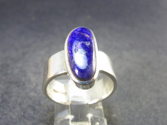 Sugilite Silver Ring From South Africa - 8.6 Grams - Size 9