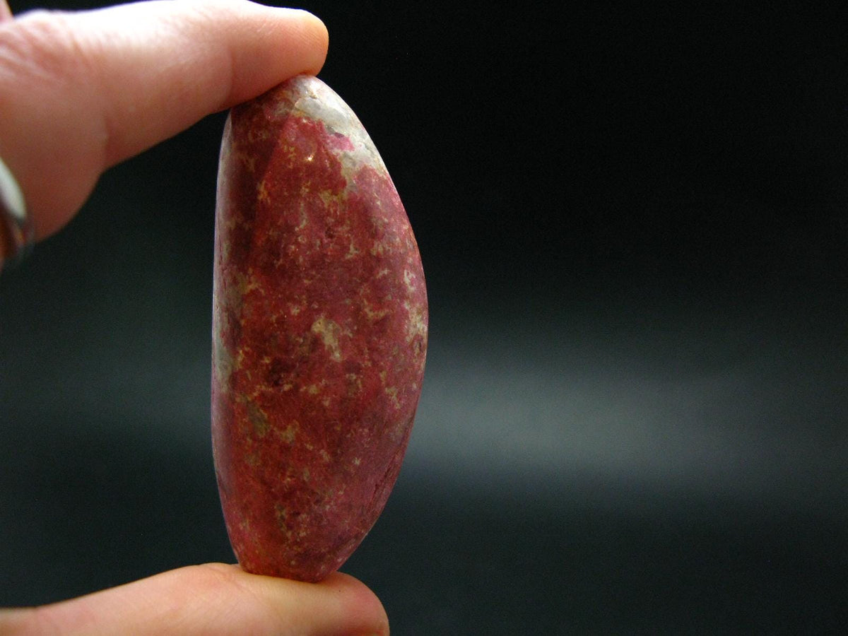 Rare Red Thulite Piece From Norway - 2.6" - 62.81 Grams