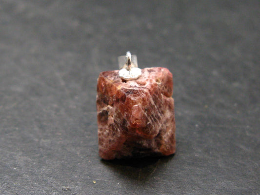 Spinel Crystal Silver Pendant From Vietnam - 0.8" - 4.31 Grams