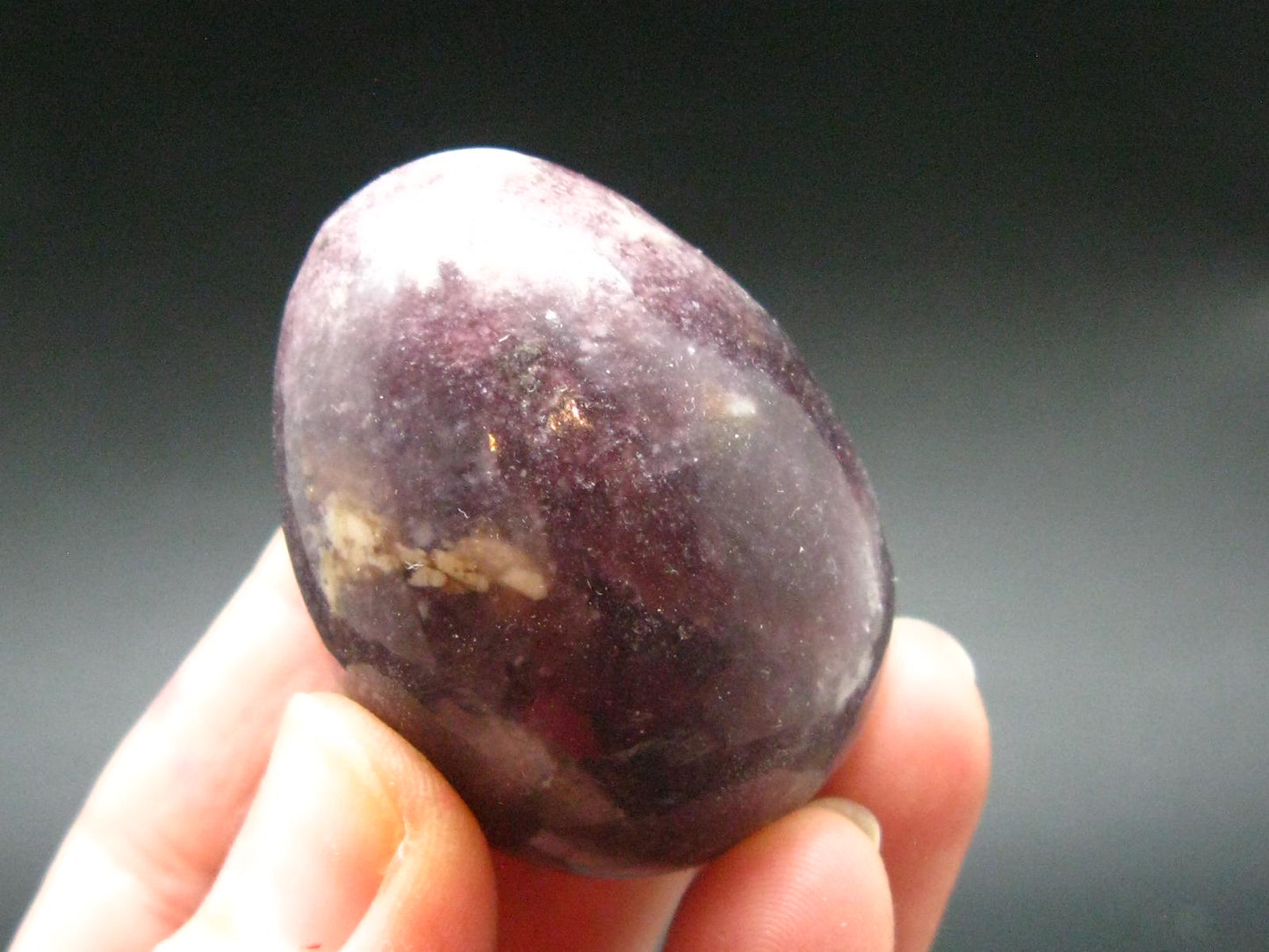 Lepidolite Egg from Brazil -1.6"