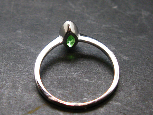 Helenite Gaia Stone Gem Sterling Silver Ring From Washington - Size 9 - 0.50 Carats