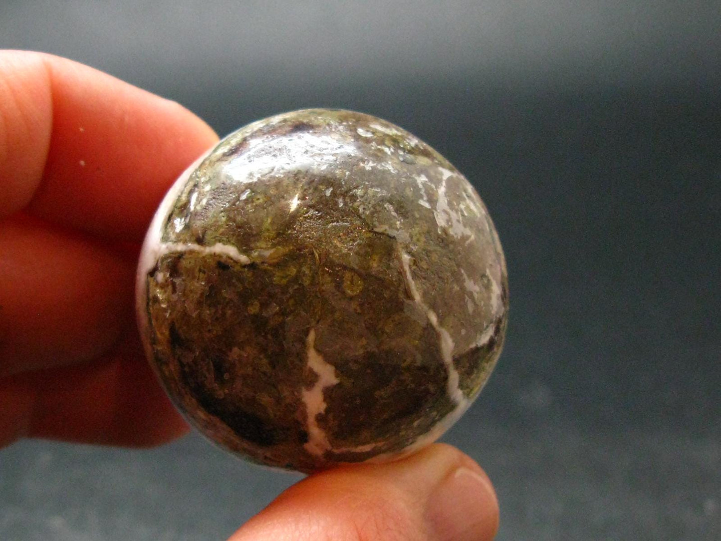 Natrolite Sphere Ball From Indonesia - 1.4" - 45.39 Grams